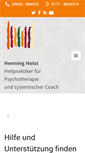 Mobile Screenshot of henningholst.de